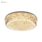Layla Modern Gold Led Crystal Chandelier