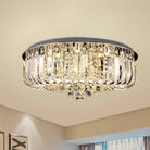 Layla Modern Gold Led Crystal Chandelier Clear / 23.5’ Warm