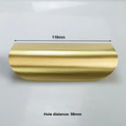 Leaf Shape Brass Handles – Hidden Knobs for Furniture Drawer Dresser and Wardrobe TB-3002-117 Knob