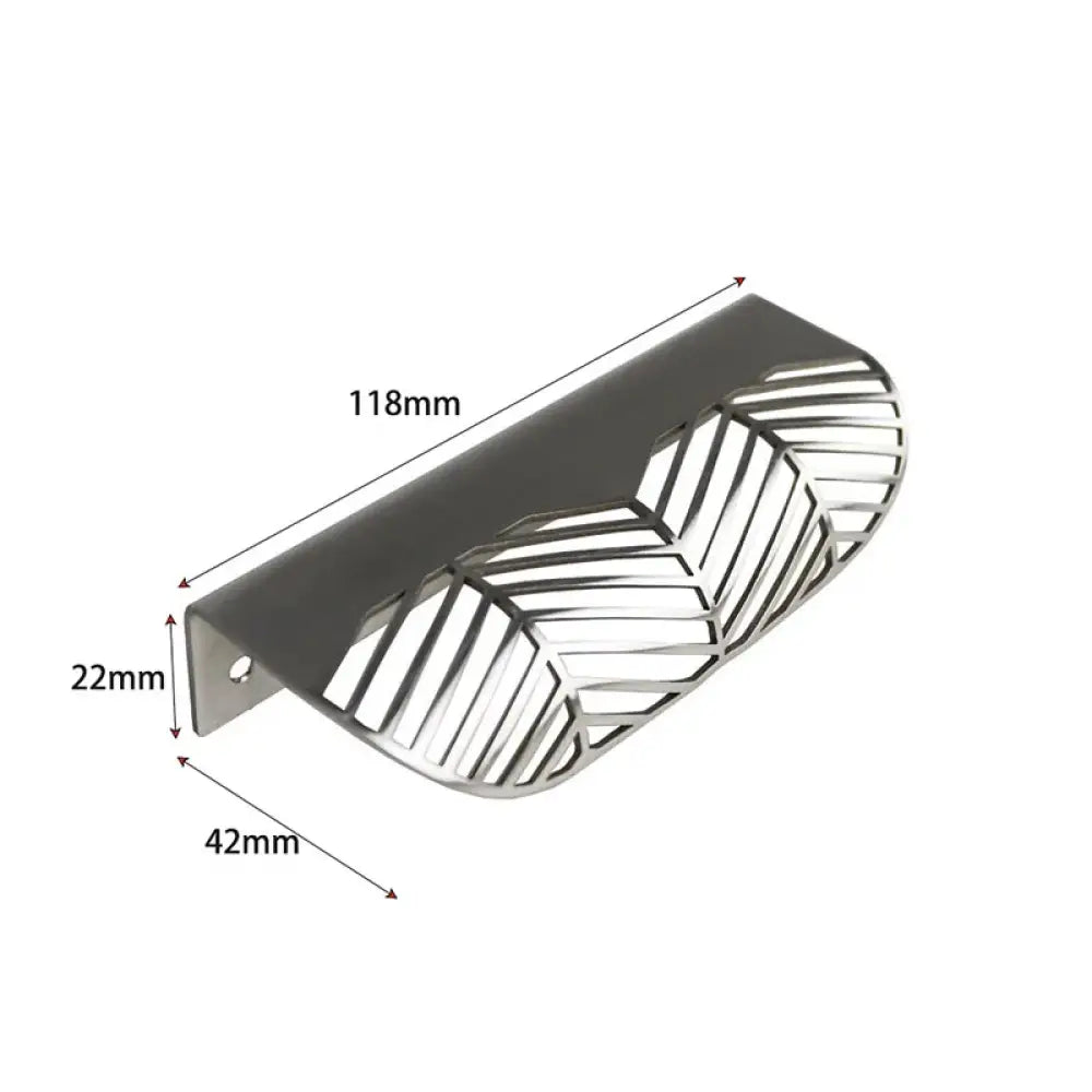 Leaf Shape Brass Handles – Hidden Knobs for Furniture Drawer Dresser and Wardrobe TS-3001-S118 Knob