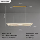 A style L100cm Contemporary Irregular Acrylic LED Chandelier variants