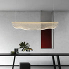 Contemporary Irregular Acrylic LED Chandelier in modern living space
