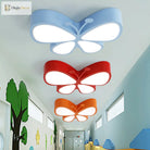 Ily’s Luminous Acrylic Led Flush Mount Ceiling Light - Butterfly Design For Kindergarten And