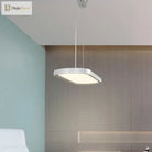 23.5’/35.5’/47’ Wide Oval Acrylic Ceiling Pendant Led Island Light Stepless Dimming