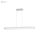 23.5’/35.5’/47’ Wide Oval Acrylic Ceiling Pendant Led Island Light Stepless Dimming