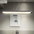 23.5’/35.5’/47’ Wide Oval Acrylic Ceiling Pendant Led Island Light Stepless Dimming