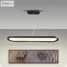 23.5’/35.5’/47’ Wide Oval Acrylic Ceiling Pendant Led Island Light Stepless Dimming