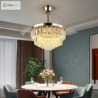 Modern Ceiling Fan With Led Light Smart App Remote Contro Reversible Bldc Intelligent Fandelier