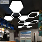 Modern Black Hexagonal Led Pendant Light