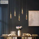 Modern Elegance Meets Brilliance: The Gold Led Waterdrop Pendant Light
