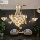 Led Art Deco Autumn Ginkgo Dimmable Hanging Lamps - Luminaire Chandelier Lighting For Dining Rooms