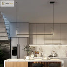 Modern Led Ceiling Chandelier - Dimmable For Table Dining Room Kitchen Minimalist Pendant Lamps