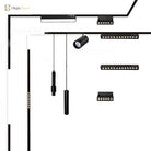 New Magnetic Track Light - Dimmable with Remote Control and 48V LED Ceiling Lamp ceiling light