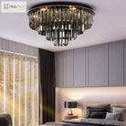 Crystal Symphony LED ceiling light close-up finish detail