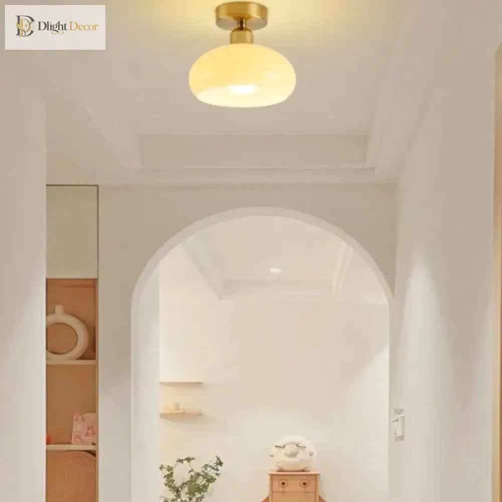 Contemporary Led Ceiling Light - Elegant Gold Lighting Fixture For Home Decor Ceiling Light