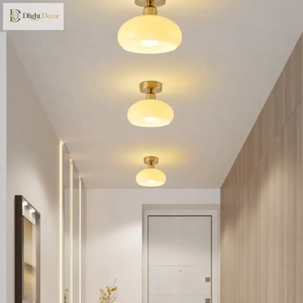 Contemporary Led Ceiling Light - Elegant Gold Lighting Fixture For Home Decor Ceiling Light