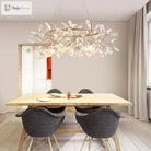 Modern Firefly Led Chandelier - Stylish Acrylic Industrial Pendant Light For Living Dining And