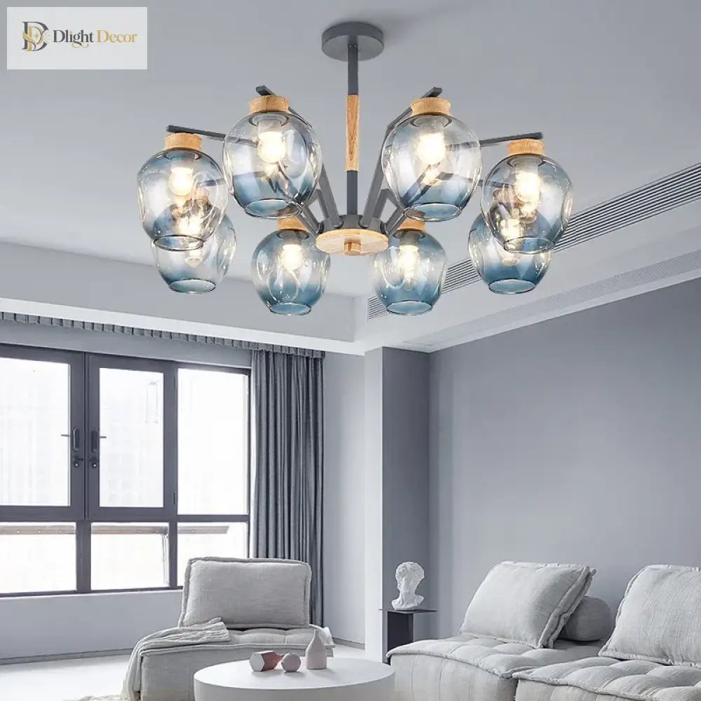 Modern Led Magic Beans Ceiling Chandeliers - Molecular Elegance For Living And Dining Spaces