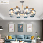Modern Led Magic Beans Ceiling Chandeliers - Molecular Elegance For Living And Dining Spaces