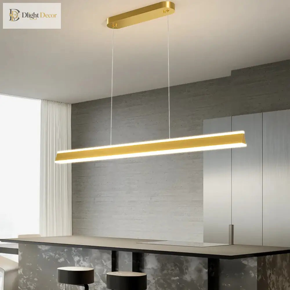Contemporary Led Chandelier - Minimalist Elegance For Home Villas Living Rooms Bedrooms Dining And