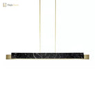 Luxury Marble Chandelier - Modern Led Pendant Lamp For Indoor Lighting And Minimalist Elegance