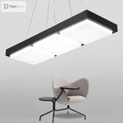 Anaïs’s Minimalist Led Pendant Light - Sleek Acrylic Rectangle For Office And Dining Lights