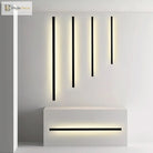 Modern Black Led Wall Lamp - Perfect For Dining Room Living Decoration Long Strip Lights Staircase