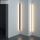 Modern Black Led Wall Lamp - Perfect For Dining Room Living Decoration Long Strip Lights Staircase