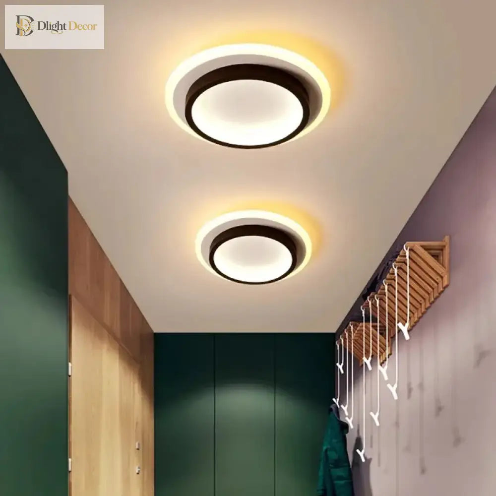 Modern Led Surface Mount Ceiling Light - Versatile Lighting Fixture For Cloakroom Bedroom Hallway