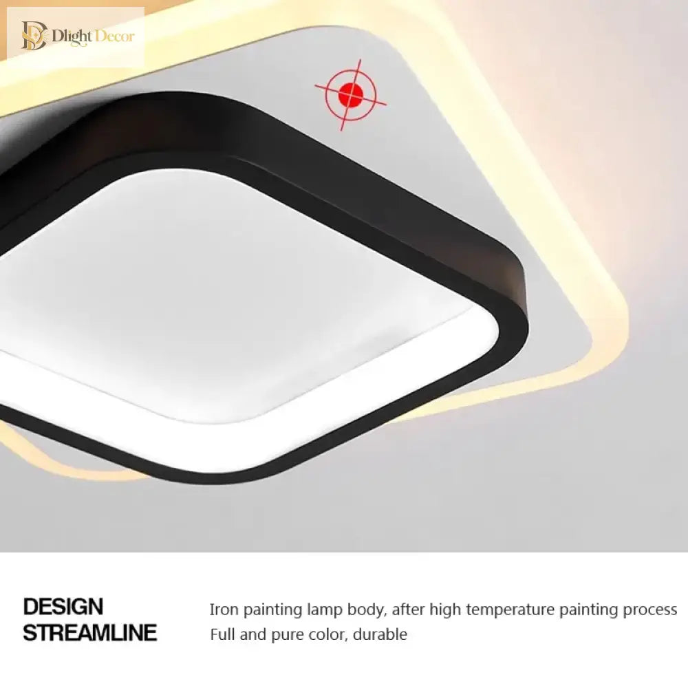 Modern Led Surface Mount Ceiling Light - Versatile Lighting Fixture For Cloakroom Bedroom Hallway