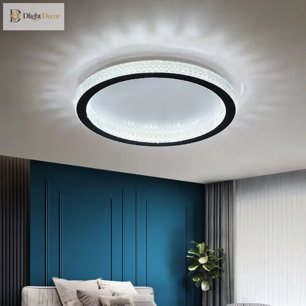 Modern Led Ceiling Lamp - Perfect For Bedroom Living Room Dining Study Hotel Hall Elegant Light