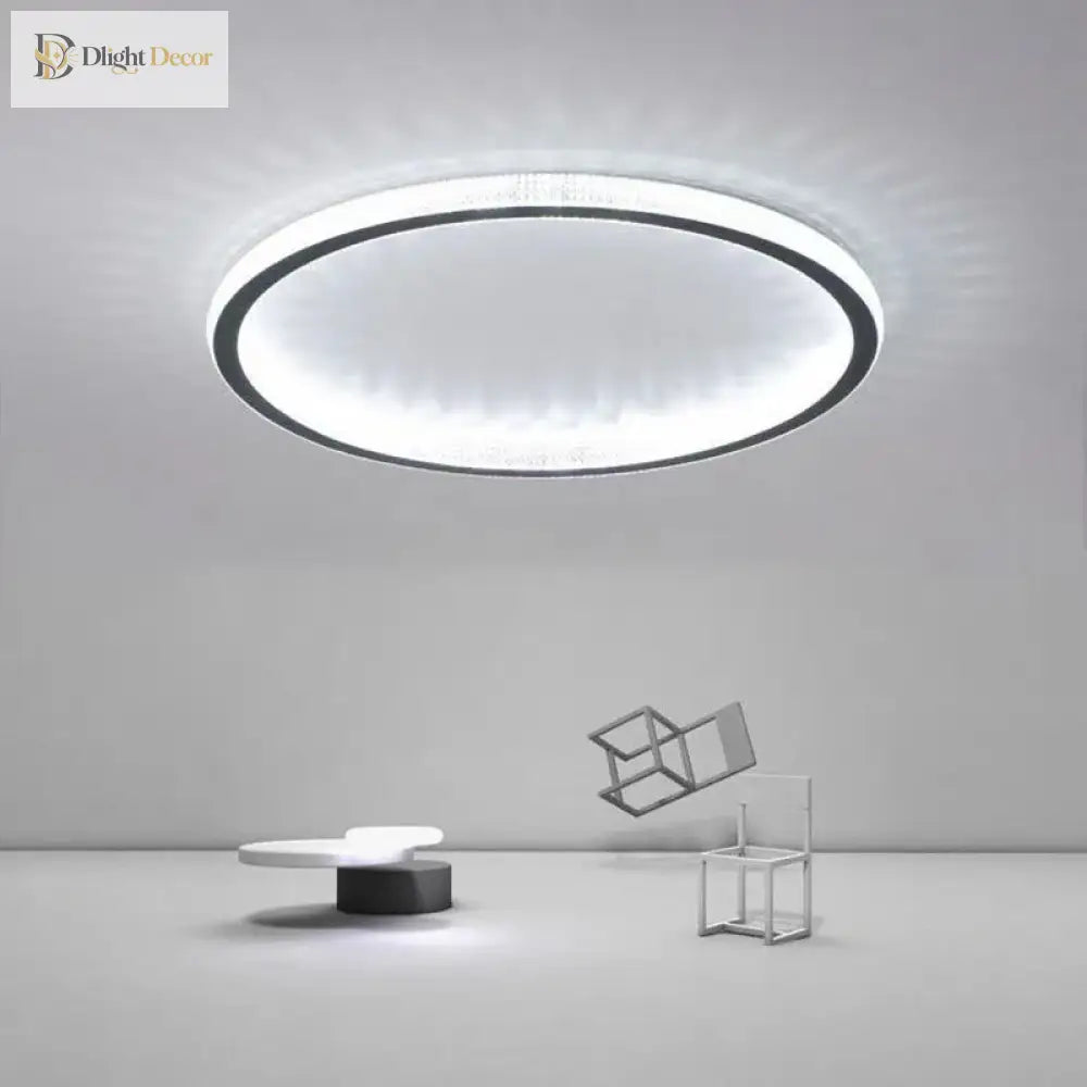 Modern Led Ceiling Lamp - Perfect For Bedroom Living Room Dining Study Hotel Hall Elegant Light