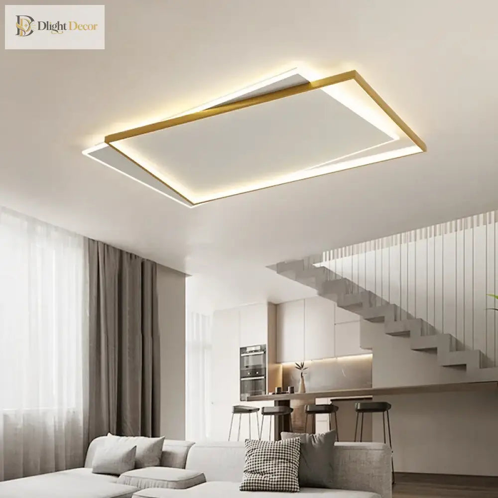 Modern Led Ceiling Lamp - Ideal For Living Dining Room Bedroom Children’s Study Hall Cafe And