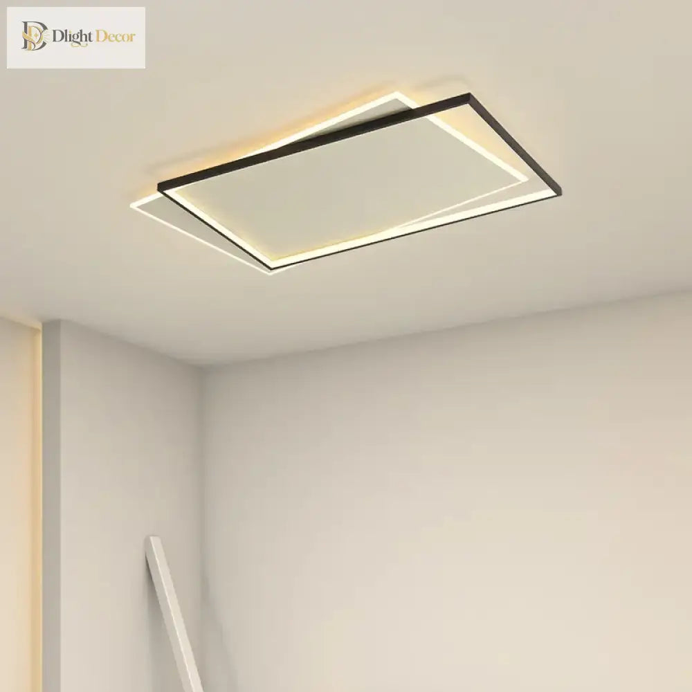 Modern Led Ceiling Lamp - Ideal For Living Dining Room Bedroom Children’s Study Hall Cafe And
