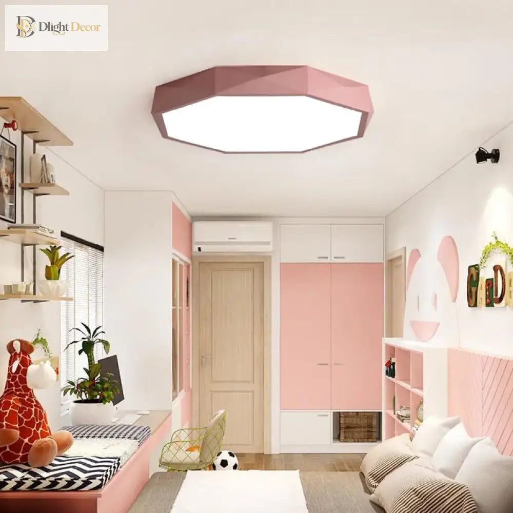Modern Led Ceiling Lamp - Surface Mounted Light For Living Room Bedroom Kids Room And Kitchen