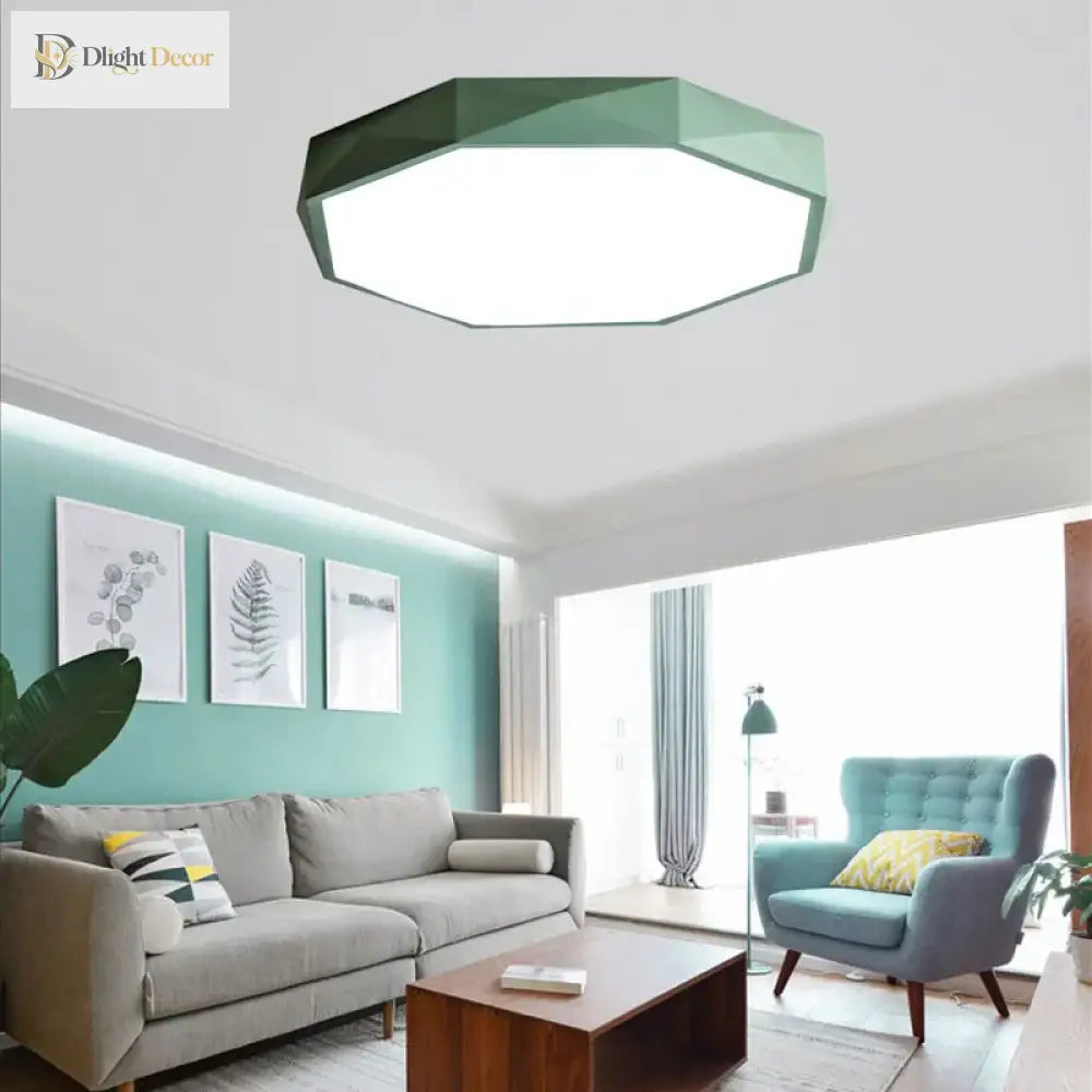 Modern Led Ceiling Lamp - Surface Mounted Light For Living Room Bedroom Kids Room And Kitchen
