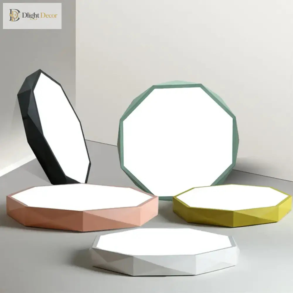 Modern Led Ceiling Lamp - Surface Mounted Light For Living Room Bedroom Kids Room And Kitchen