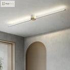 Modern Led Simple Long Strip Ceiling Light - Indoor Lighting Fixture For Bedroom Hall Balcony Aisle