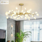 Modern Led Firefly Chandelier - Contemporary Ceiling Pendant Lamp For Living Room Bedroom Kitchen
