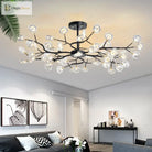 Modern Led Firefly Chandelier - Contemporary Ceiling Pendant Lamp For Living Room Bedroom Kitchen