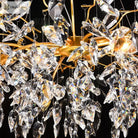 Modern Led Leaf Crystal Ceiling Chandeliers - Elegance For Living Dining And Bedrooms Chandelier