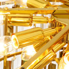Led Modern Stainless Steel Crystal Chandeliers - Elegant Home Lighting For Foyers And Entrances