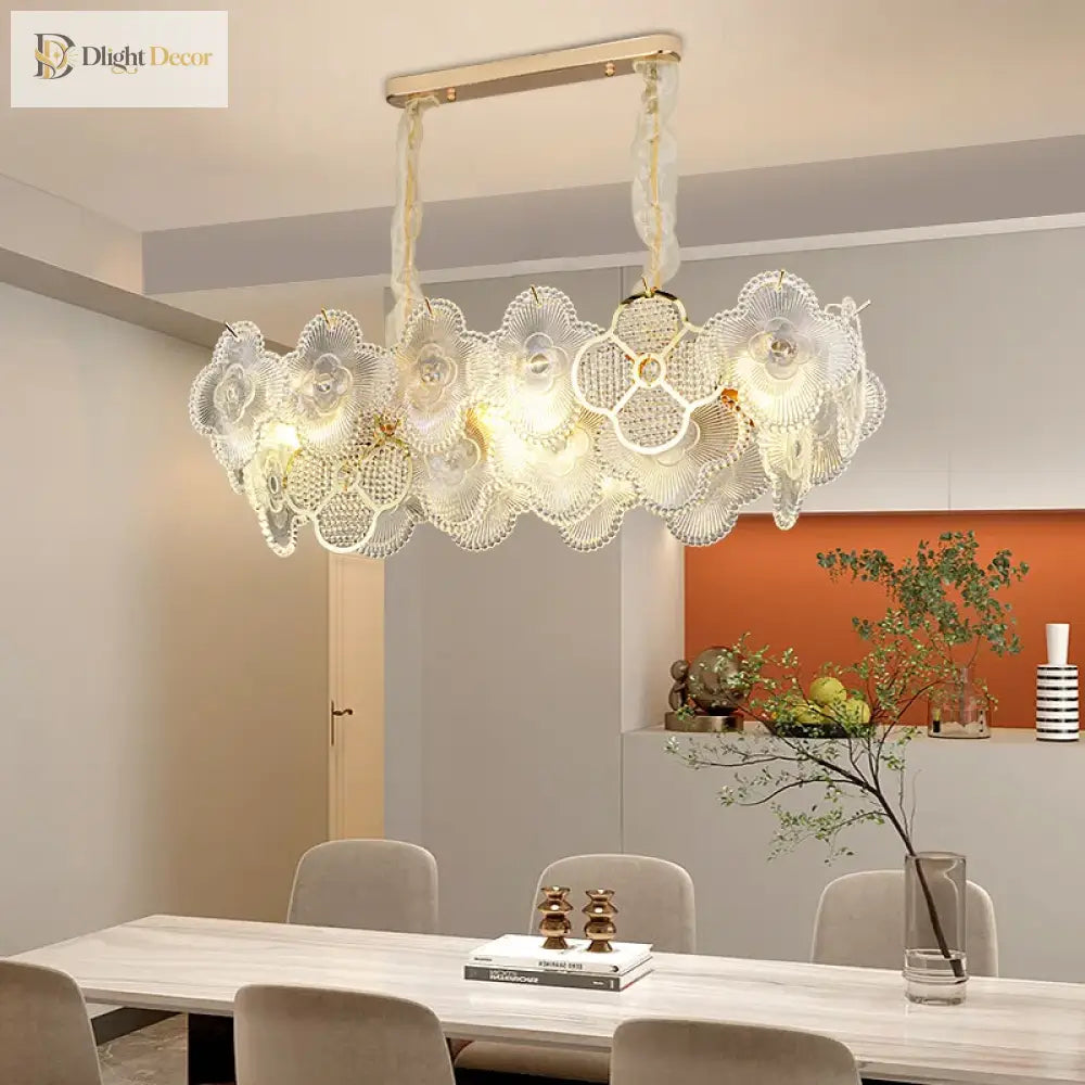 Modern Led Light Luxury Chandelier - Ideal For Villa Living Rooms Bedrooms And Dining Spaces French
