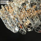 Modern Lustre Crystal Led Pendant Lights - Elegant Illumination For Living Dining And Bedroom