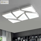 Modern Led Flush Mount: Square/Rectangular Options For Home Or Office