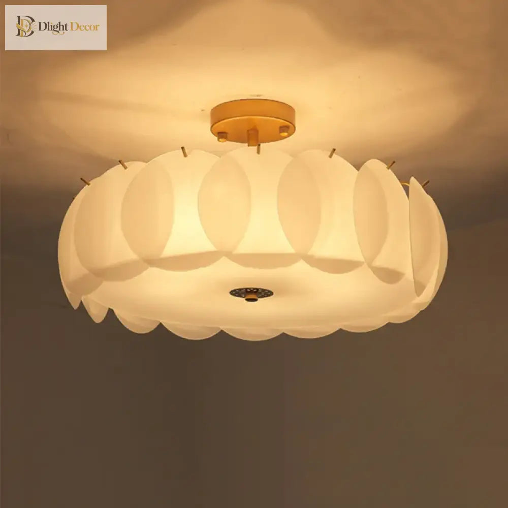 Modern Light Luxury Round Glass Ceiling Chandelier - Ideal For Living Room Decoration Bedroom Study