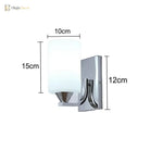 Modern E27 Led Glass Wall Lamp - Stylish Lighting For Your Home Wall Lamp