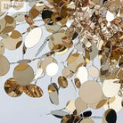 Modern Gold Stainless Steel Ceiling Chandelier - Led Light Fixtures For Bedroom Home Decoration