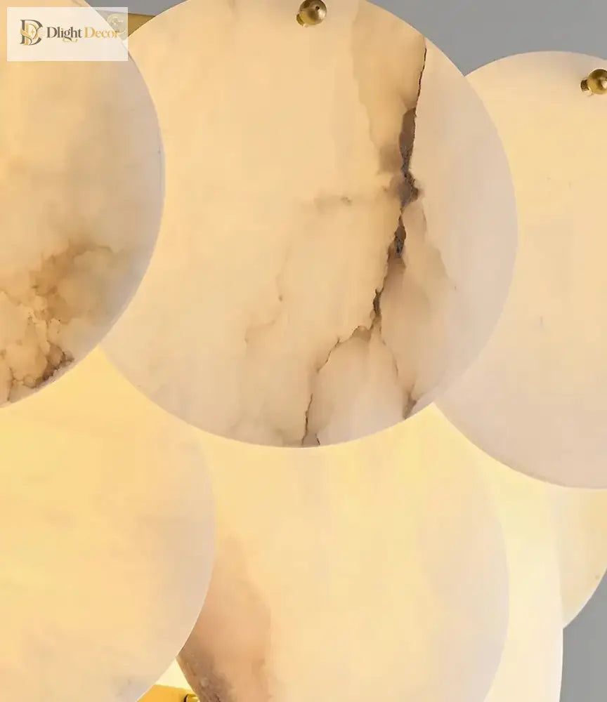 Modern Luxury Led Natural Marble Chandeliers - Illuminating Elegance For Living Dining And Kitchen