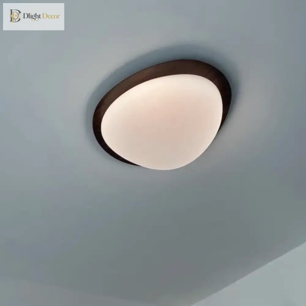 Modern Retro Wood Color Ceiling Lamp - Perfect For Bedroom Restaurant Kitchen And Study Stylish